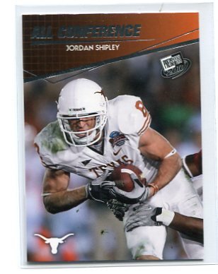 JORDAN SHIPLEY 2010 Press Pass #92 Rookie BENGALS Texas Longhorns