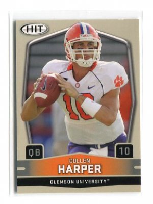 Cullen Harper 2009 Sage Hit Glossy Sp 73 Rookie Clemson