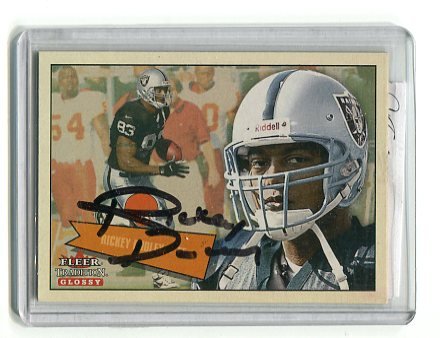 JASON GILDON 2001 Fleer Tradition Glossy #212 AUTO Steelers OKLAHOMA STATE  Cowboys w/ COA