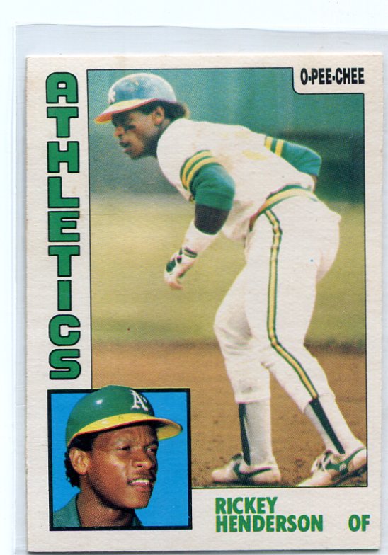 1986 O-PEE-CHEE RICKEY HENDERSON NEW YORK YANKEES #243