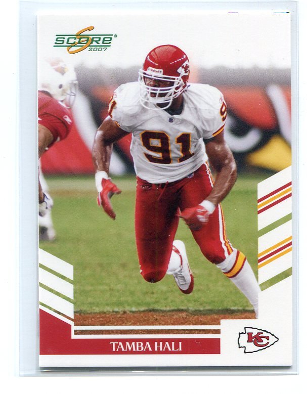 2012 Score Complete Players #16 Tamba Hali Kansas City Chiefs Penn State  PSU