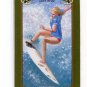 LAURA ENEVER 2012 Upper Deck UD Goodwin Champions GREEN LADY LUCK MINI SP #59 Surfer