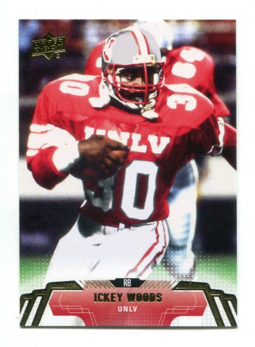 ICKEY WOODS 2014 Upper Deck UD Low Number SP #26 Bengals UNLV