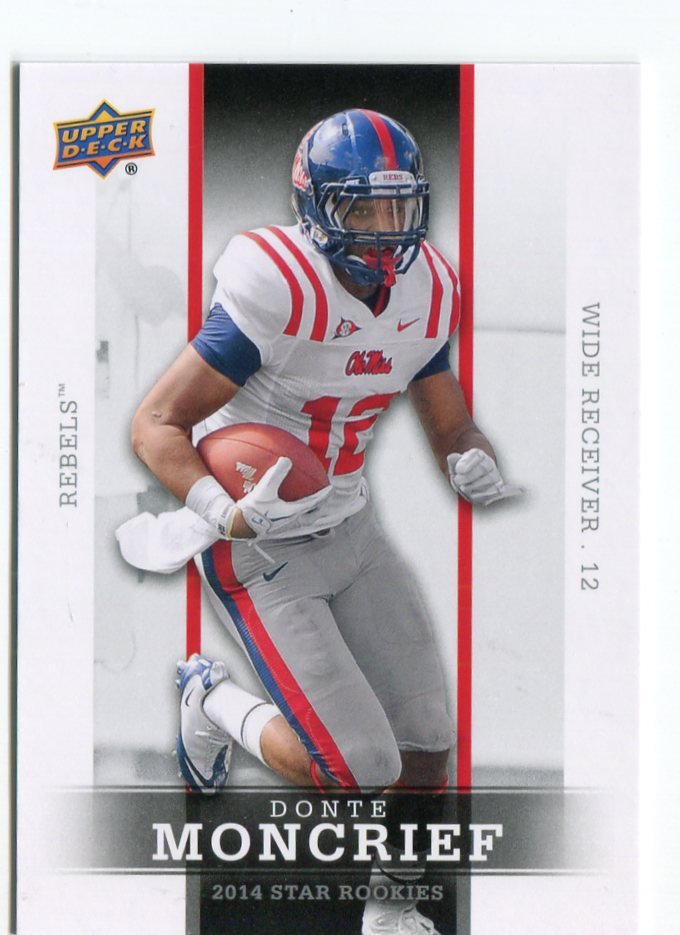 DONTE MONCRIEF 2014 Upper Deck Star Rookies #9 ROOKIE OLE MISS Colts  Quantity QTY