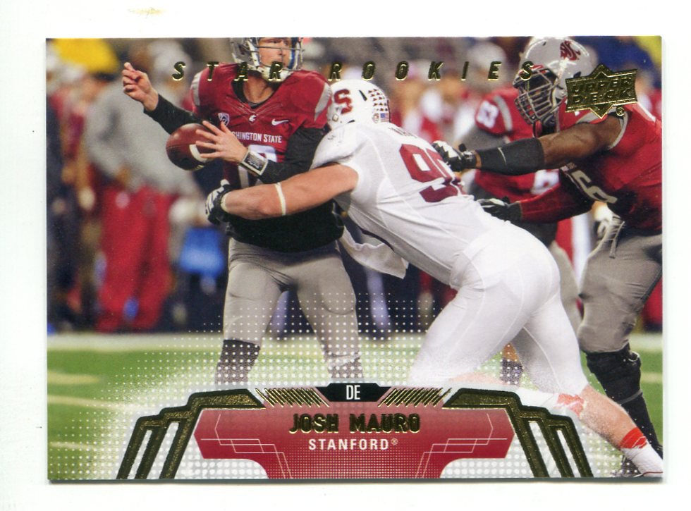 JOSH MAURO 2014 Upper Deck UD Star Rookies #84 ROOKIE Stanford Cardinal  STEELERS