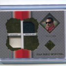 JUAN PABLO MONTOYA 2013 Press Pass Total Memorabilia DUAL SHIRT BOOT #d/199