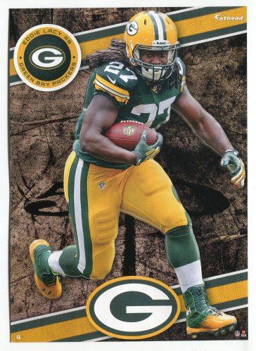 EDDIE LACY 2014 Fathead Tradeables #4 Packers ALABAMA Crimson Tide