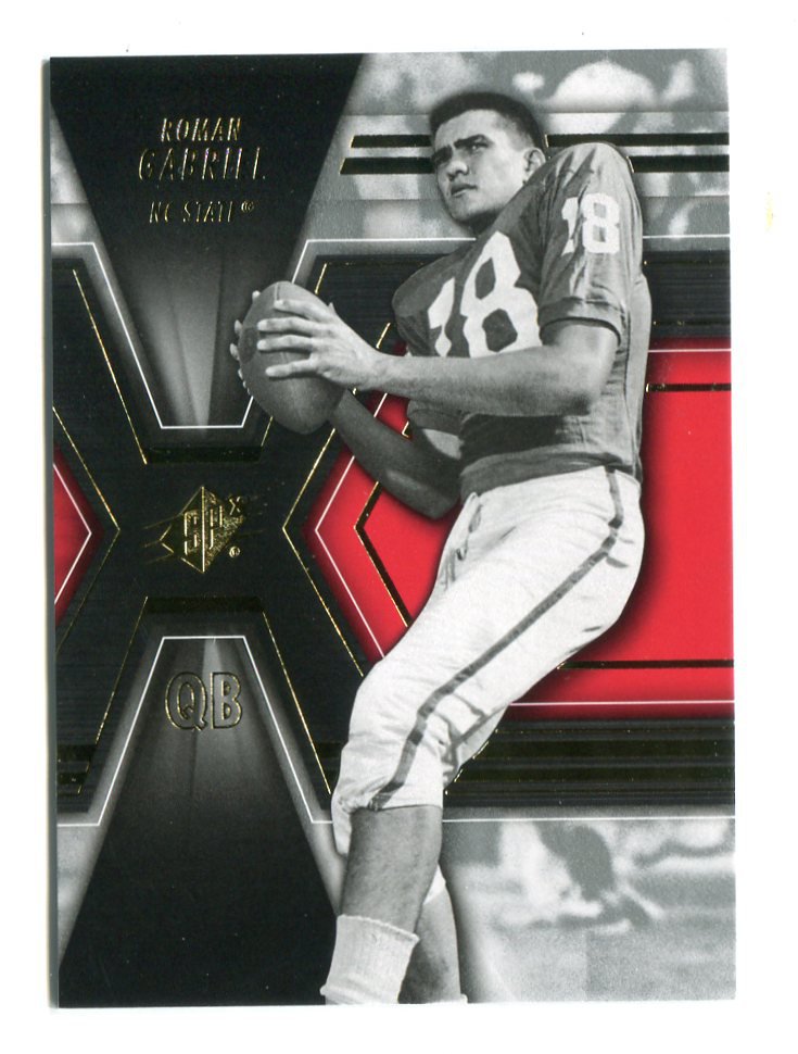 ROMAN GABRIEL 2014 Upper Deck SPx #48 North Carolina NC STATE Wolfpack  EAGLES QB