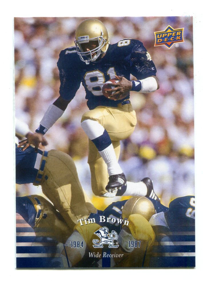 TIM BROWN 2013 Upper Deck UD Collectible 42 Notre Dame Irish HEISMAN