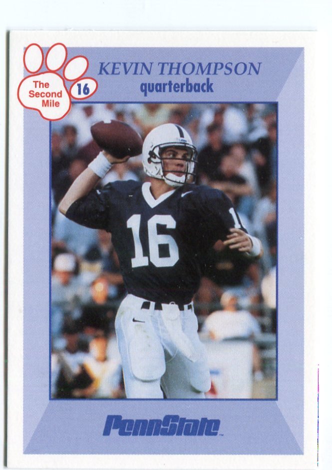 KERRY COLLINS 1993 Penn State Second Mile QB Giants PANTHERS