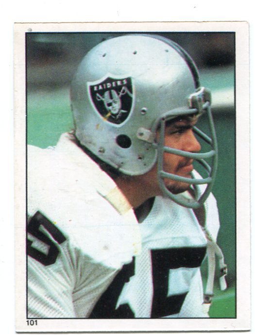 Rare MATT MILLEN 1981 Topps Sticker #101 ROOKIE Penn State RAIDERS