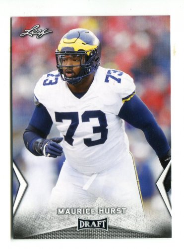 MAURICE HURST 2018 Leaf Draft #40 ROOKIE Michigan Wolverines DE