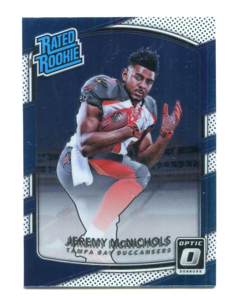 : 2017 Donruss Jeremy McNichols Buccaneers Rookie Jersey