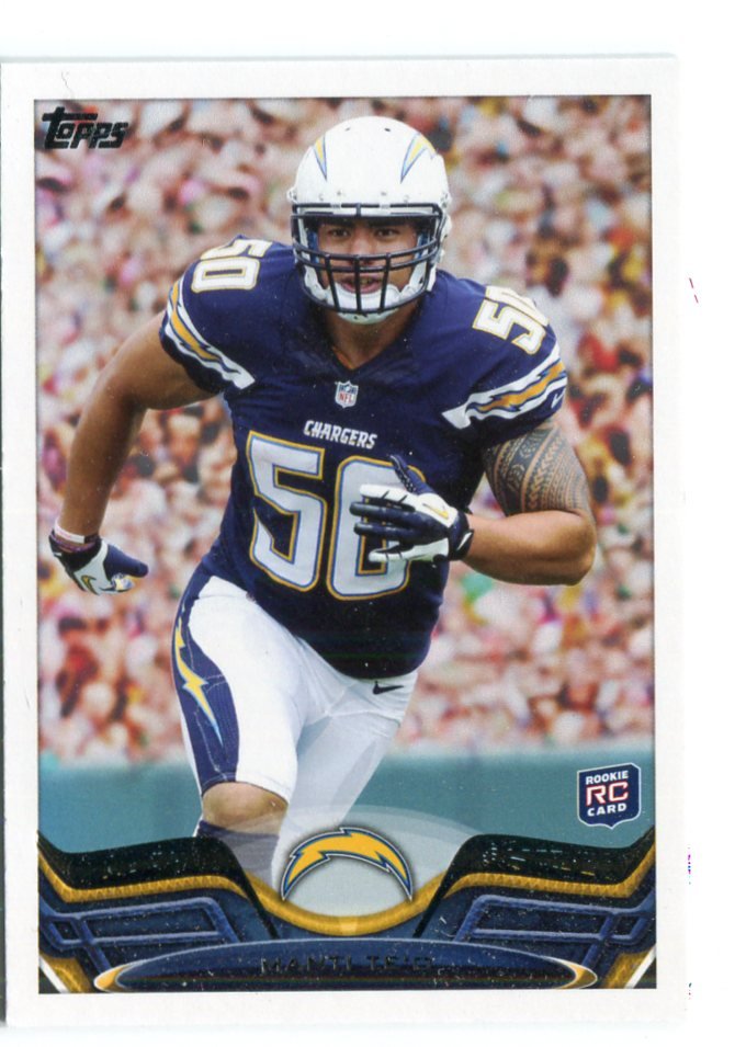 MANTI TE'O 2013 Topps #11 ROOKIE Notre Dame Irish SAINTS Chargers