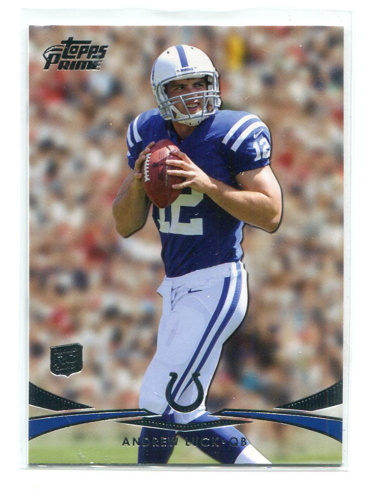 ANDREW LUCK 2012 Topps Prime 1 ROOKIE Stanford Cardinal COLTS QB