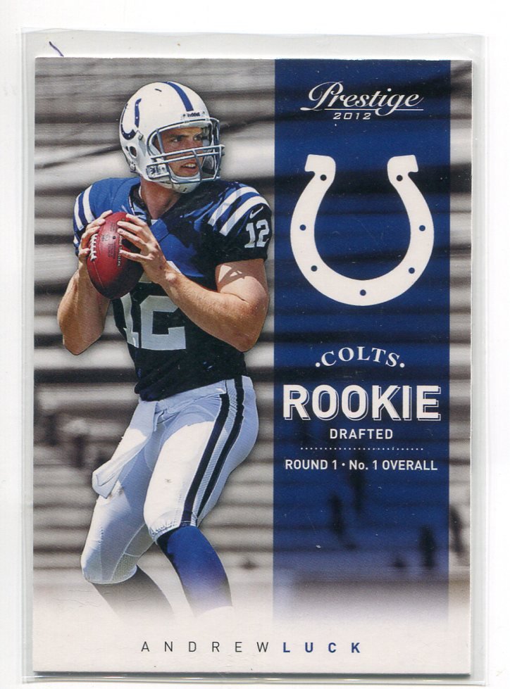 ANDREW LUCK 2012 Topps Pretige 229 ROOKIE Stanford Cardinal COLTS QB