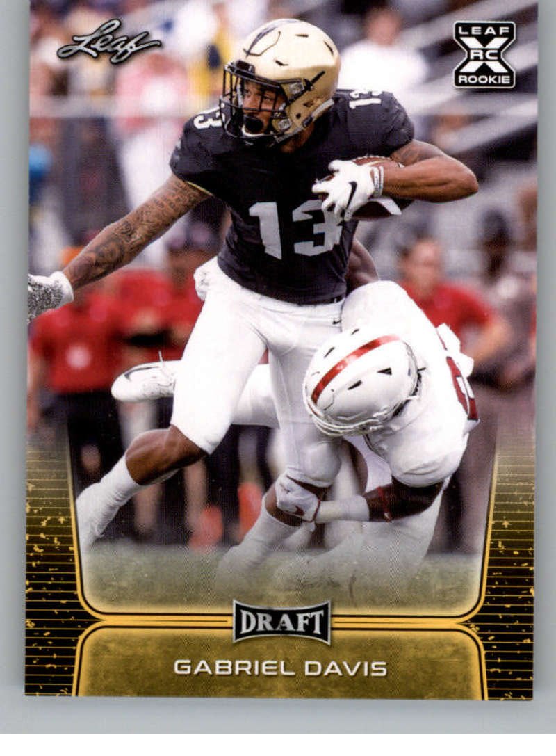 GABRIEL DAVIS 2020 Leaf Draft #32 ROOKIE Central Florida BILLS WR