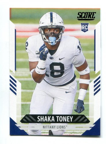 SHAKA TONEY 2021 Panini Score #396 ROOKIE Redskins PENN STATE