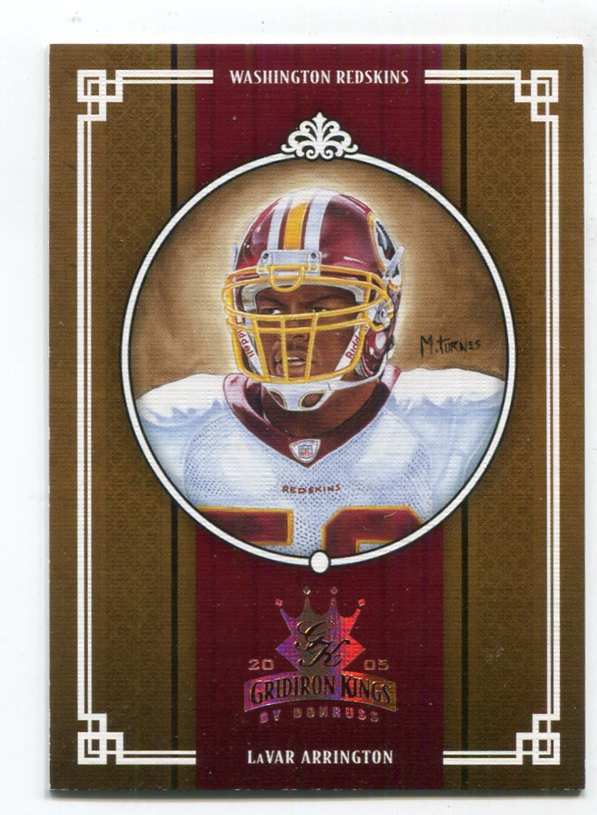 : 2018 Donruss All-Time Gridiron Kings #1 LaVar Arrington  Football Card : Collectibles & Fine Art