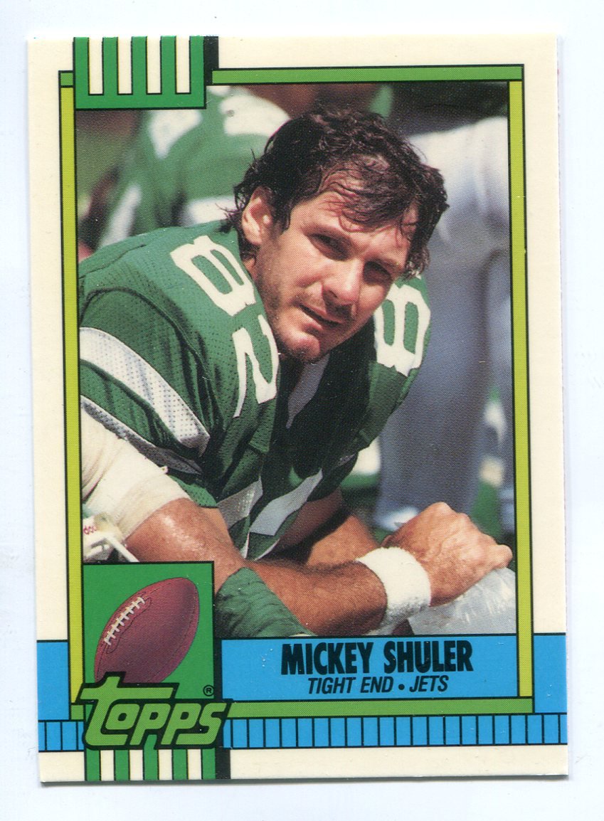 MICKEY SHULER 1990 Topps TIFFANY #460 Penn State NY JETS