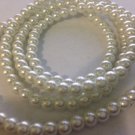 White Colorful Round Beads 155 Pcs New