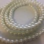 White Colorful Round Beads 155 Pcs New