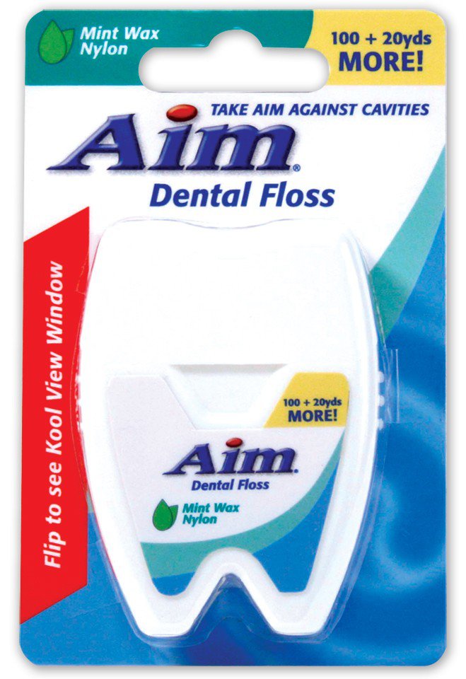 Aim dental floss brand new dental care dental floss Aim dental floss