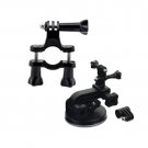 Bike Handle Bar Seat Post Mount + Suction Cup Car Mount For GoPro Hero 4,3,3+,2,1
