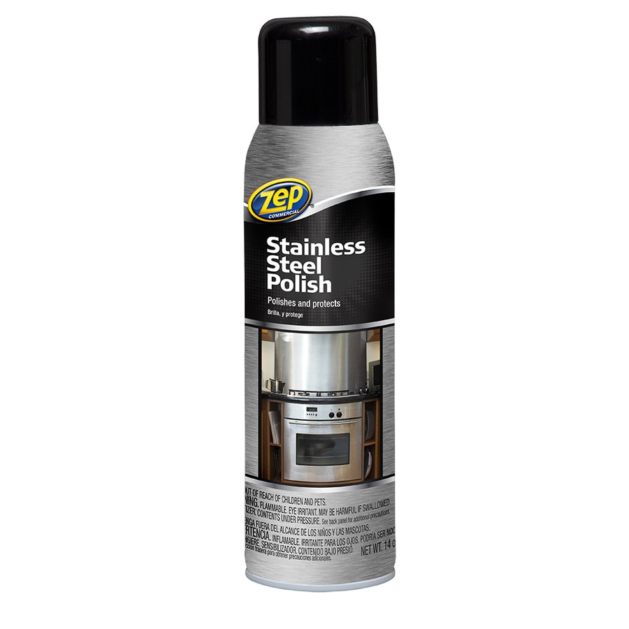Zep Commercial ZUSSTL14 Stainless Steel Polish, 14 oz