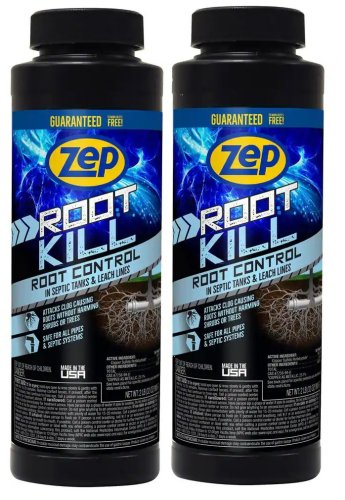 zep 2x root kill crystal pipe cleaner and clog remover root remover