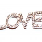 Rhinestone Love Bracelet Connector