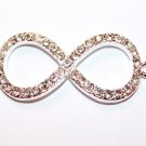 Rhinestone Infinity Bracelet Connector