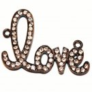 Rhinestone Love Connector