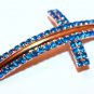 Rhinestone Cross Bracelet Connector
