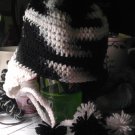 Zebra! Ear flap hat