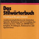 DUDEN--DAS STILWORTERBUCH--GERMAN TEXT