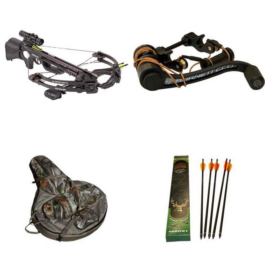 Barnett Buck Commander Extreme Crossbow Package with Crank, Case, Sling