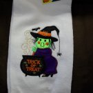 Witch Trick or Treat Hand Towels Set of 2