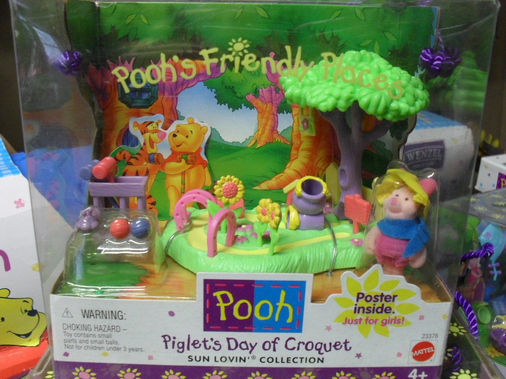 Pooh Friendly Places Piglet's Day of Croquet BRAND Dated 1999 for sale online 
