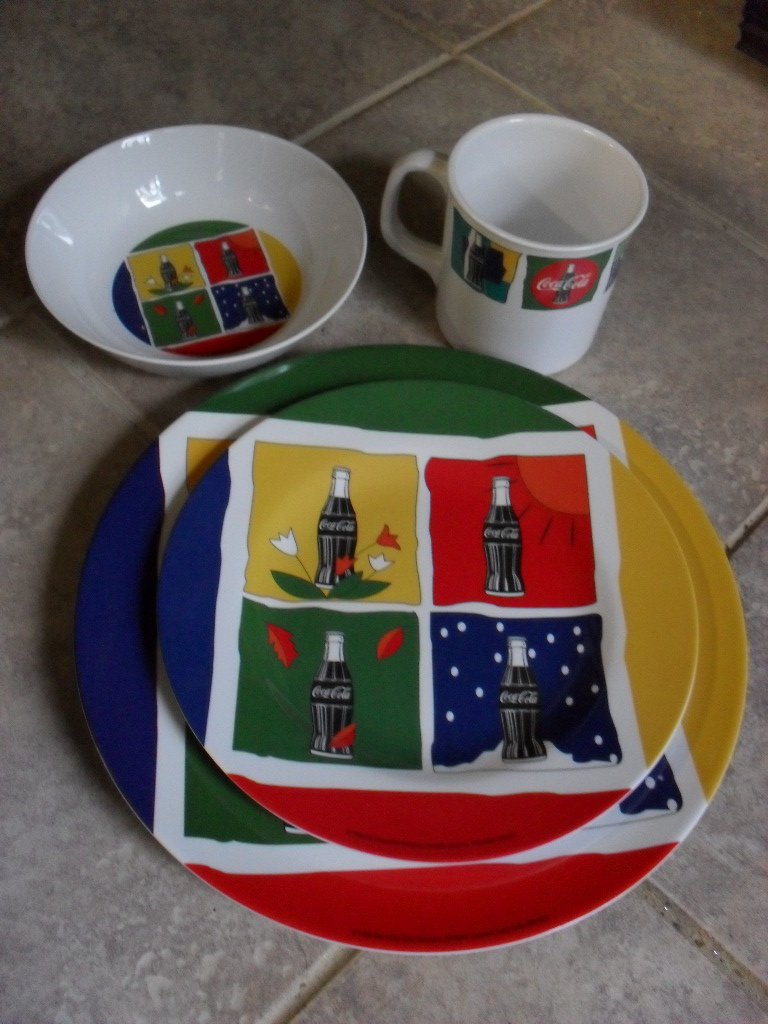 Coca-Cola Melamine Dinnerware