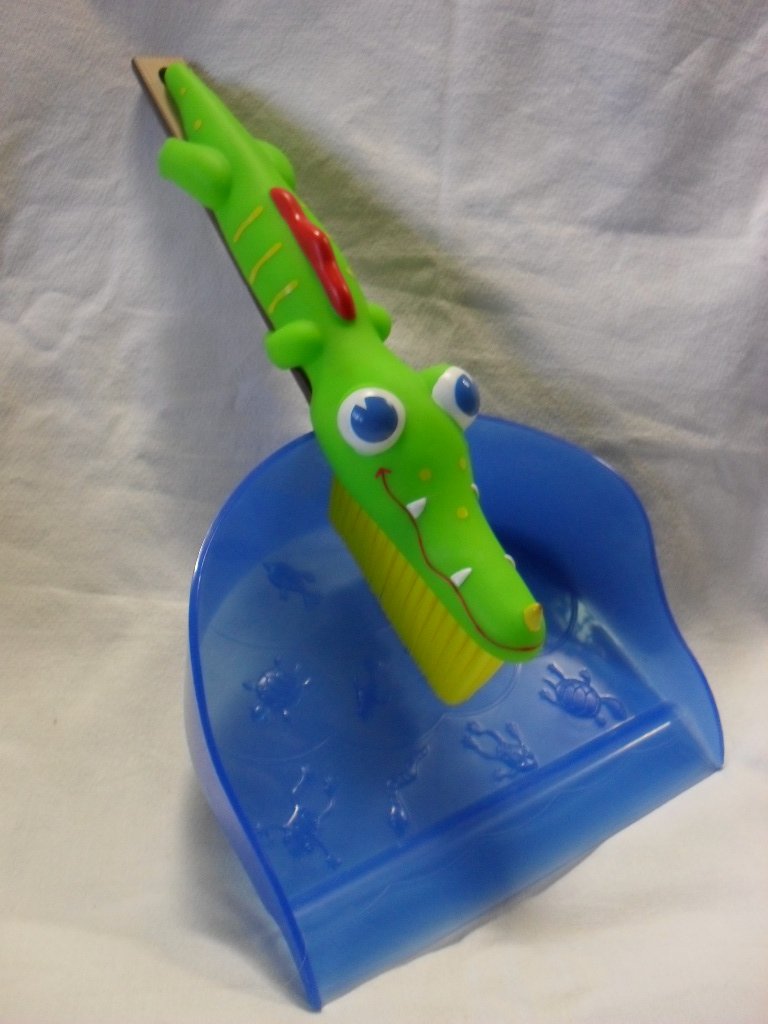 Sunny Patch Kid's Garden Augie Alligator Hand Brush & Shovel