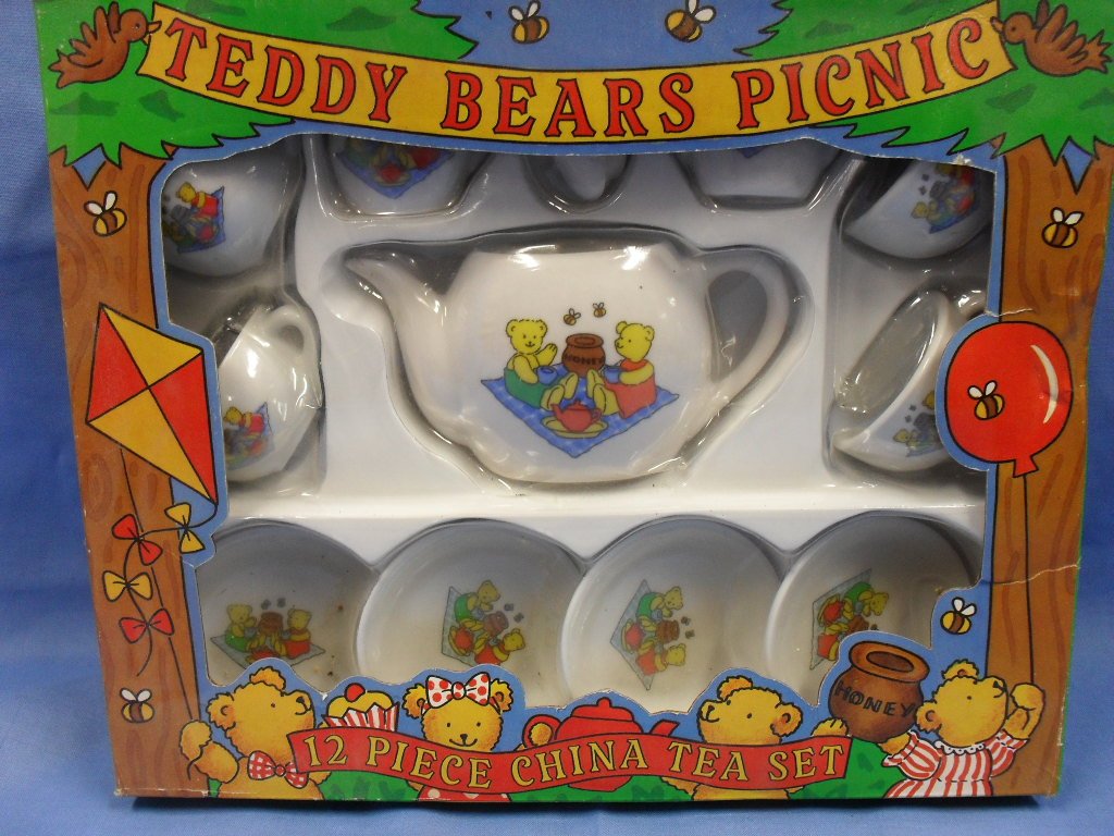 teddy bear tea set