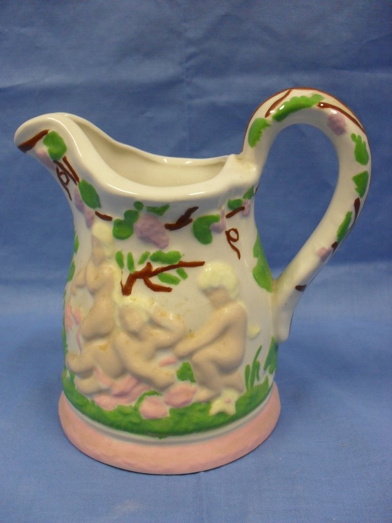 Vintage Cherub Ceramic Creamer