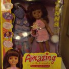 Playmates Amazing Little Friends Jenna Black Doll Mint!