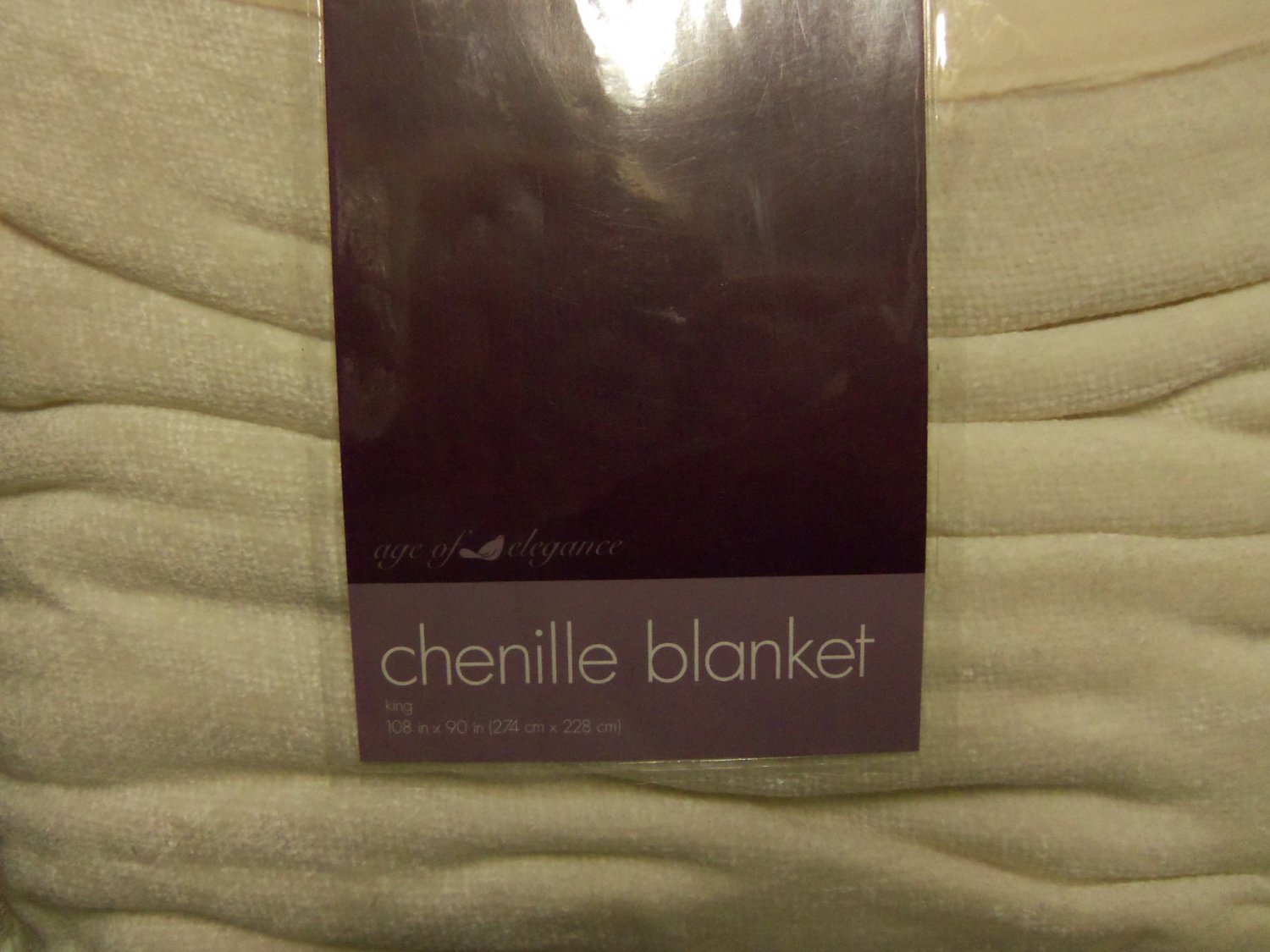 Chenille Cream 280 cm