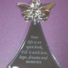 Guardian Angel Mirror Ornament - Open Book
