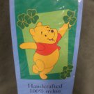 St Patrick's Winnie the Pooh Decorative Applique Flag