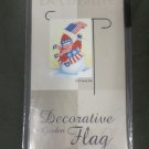 Patriotic Snowman Decorative Screen Printed Flag