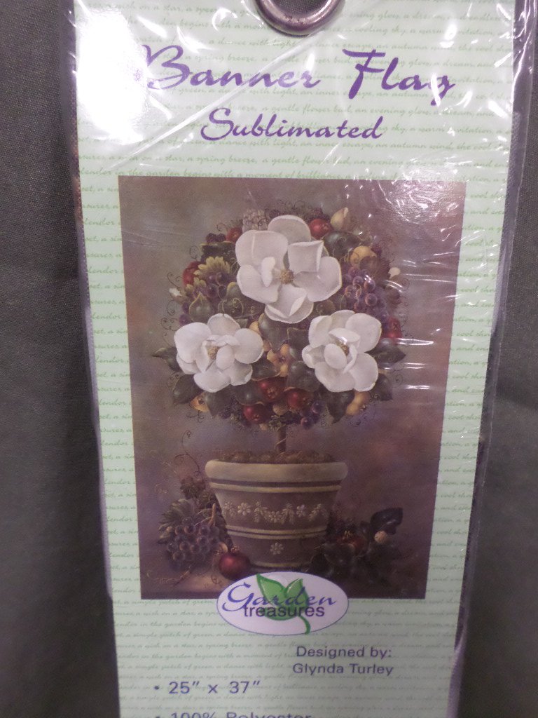 Magnolia Decorative Screen Printed Flag