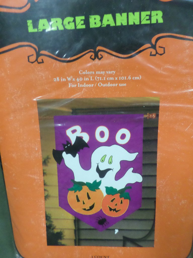 Halloween Ghost Decorative Applique Flag